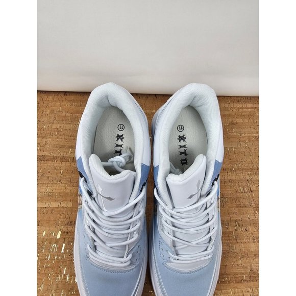 Kito Wares Shoes Mother Mary Tribus Men’s 11 Jordan 3 Blue‎ White Rare Casual - Picture 11 of 14